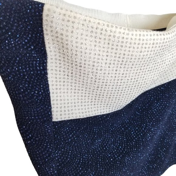 Jessica McClintock Womens S Blue Embellished Strap - Picture 3 of 13